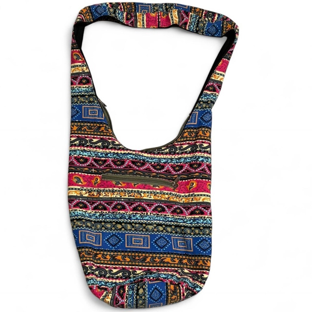 Multi-Colored Tribal Patterned Women's Shoulder Tote Bag